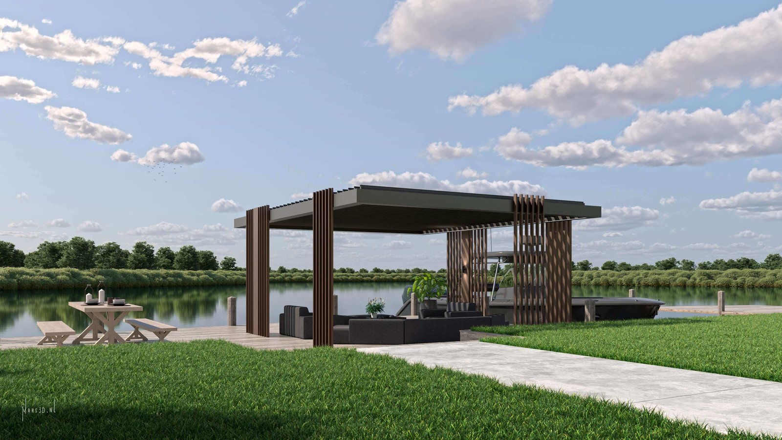 De voordelen van een lamellen terrasoverkapping